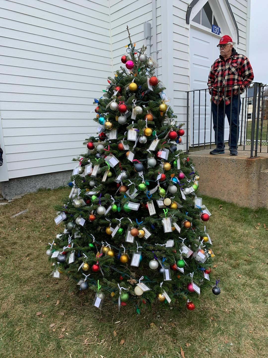 On Friday, Nov. 25th, St. Mark's Memory Tree was decorated in preparation for the Memory Tree Service on Sunday.